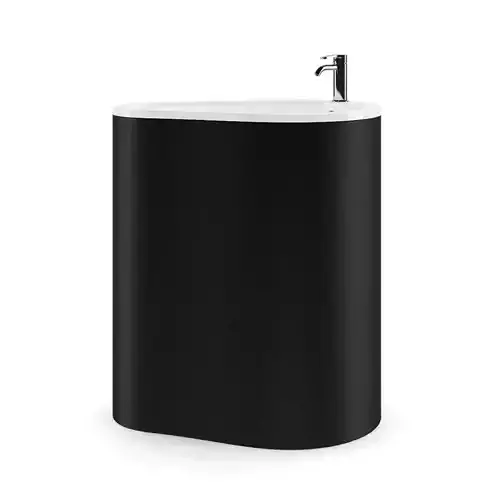 Black Standing Sink