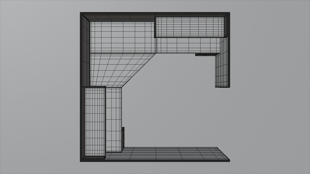 Office cubicle 3D model_10
