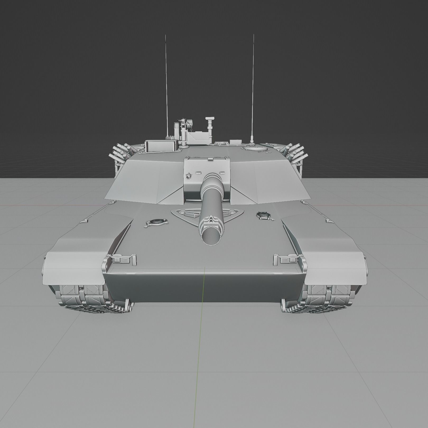 M1 Abrams-Model 3D model_2