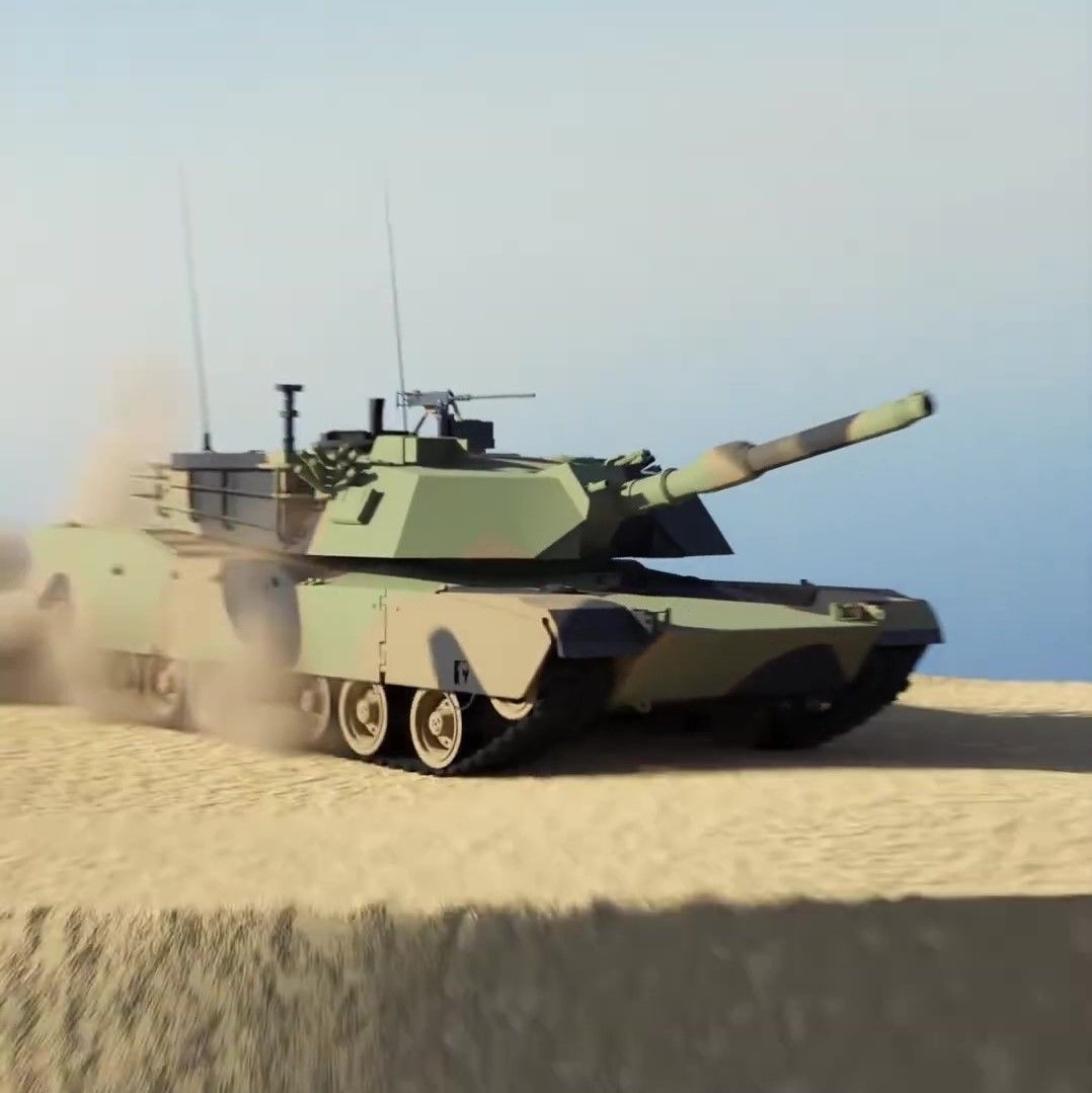 M1 Abrams-Model 3D model_8