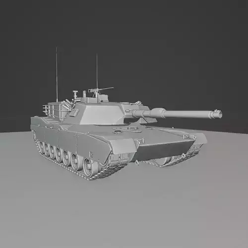 M1 Abrams-Model 3D model M1 Abrams-Model 3D model