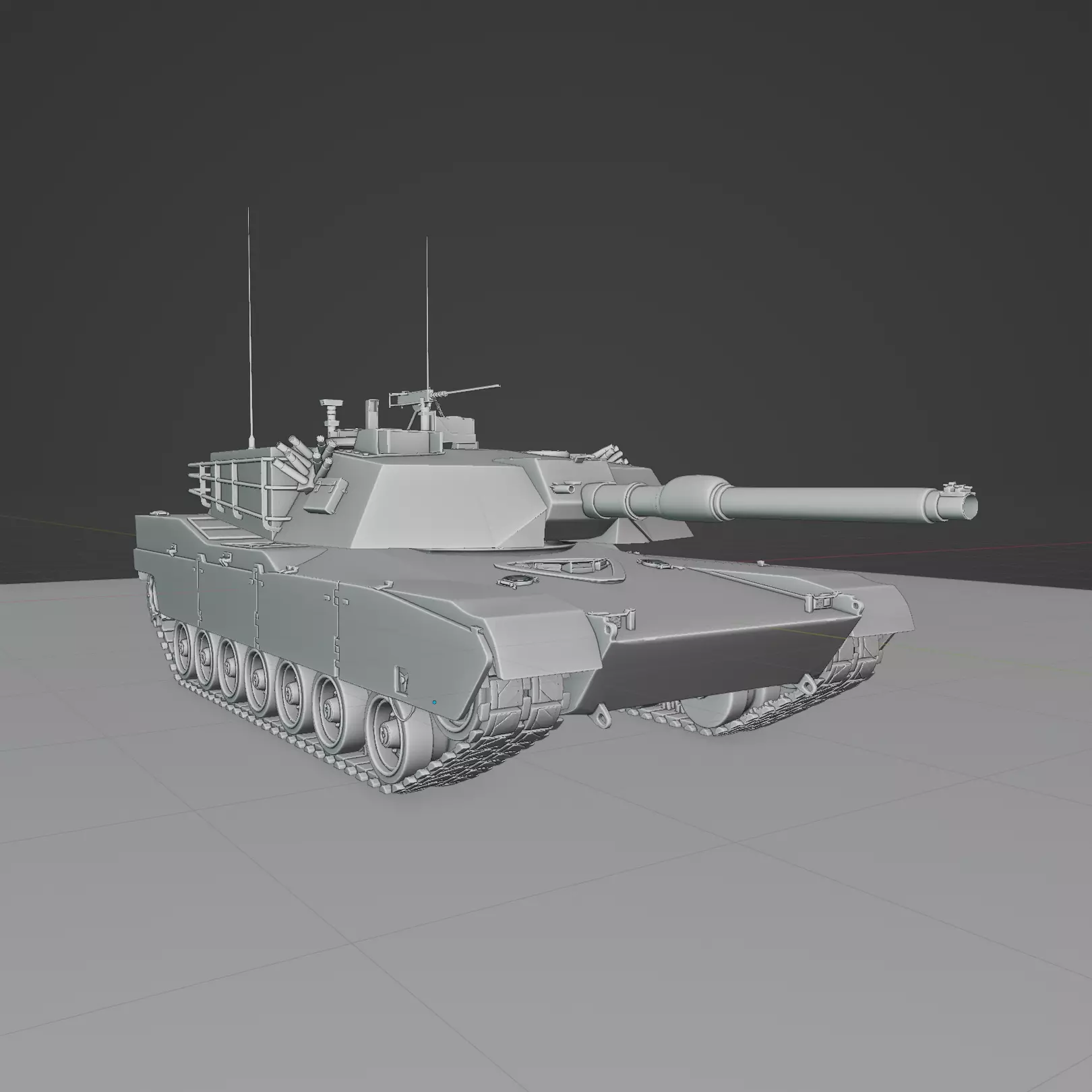 M1 Abrams-Model 3D model_0