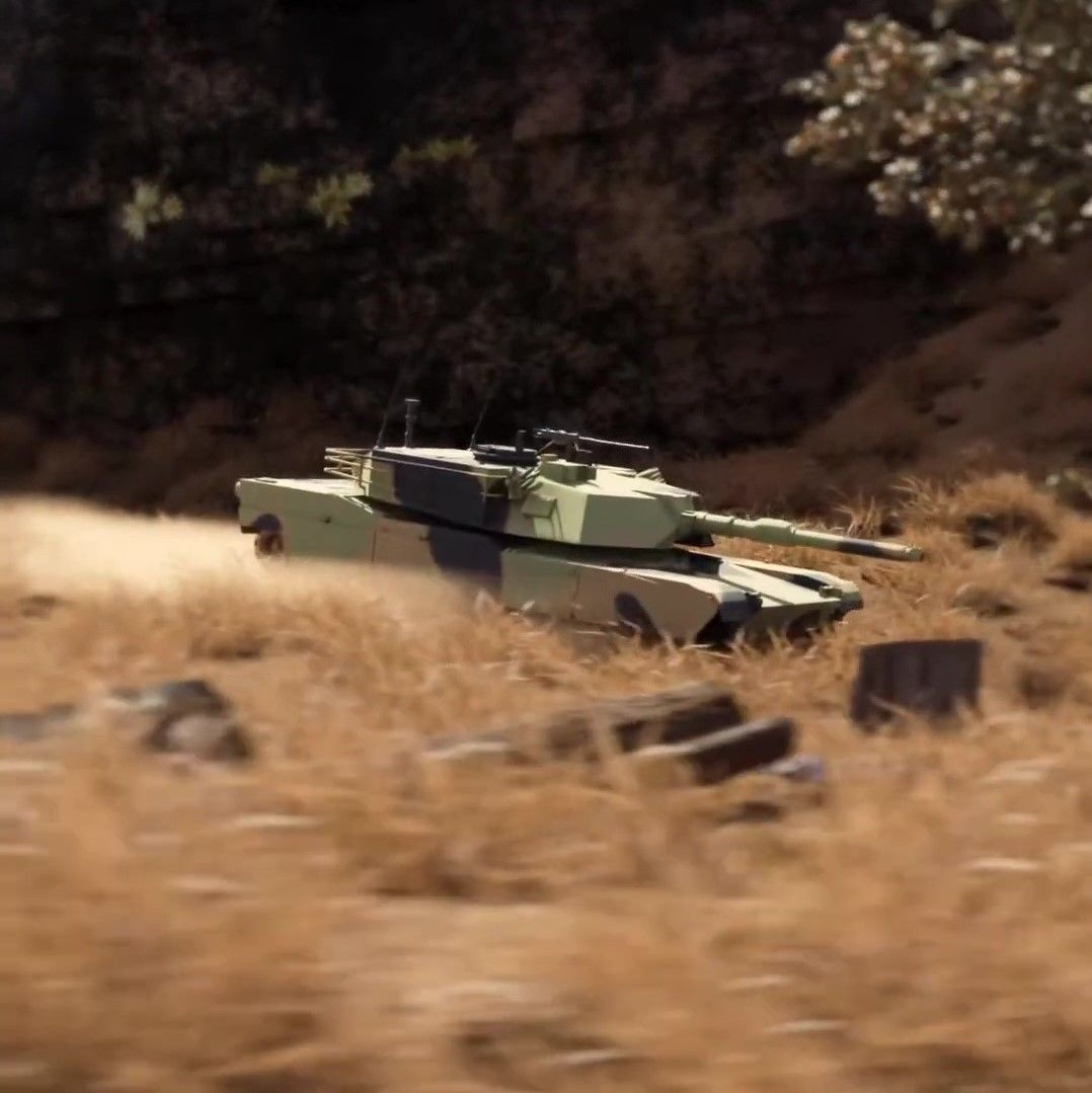 M1 Abrams-Model 3D model_7