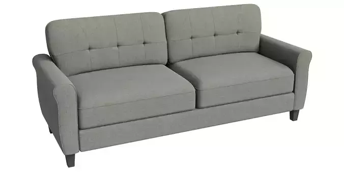 2 Seats Light Green Sofa