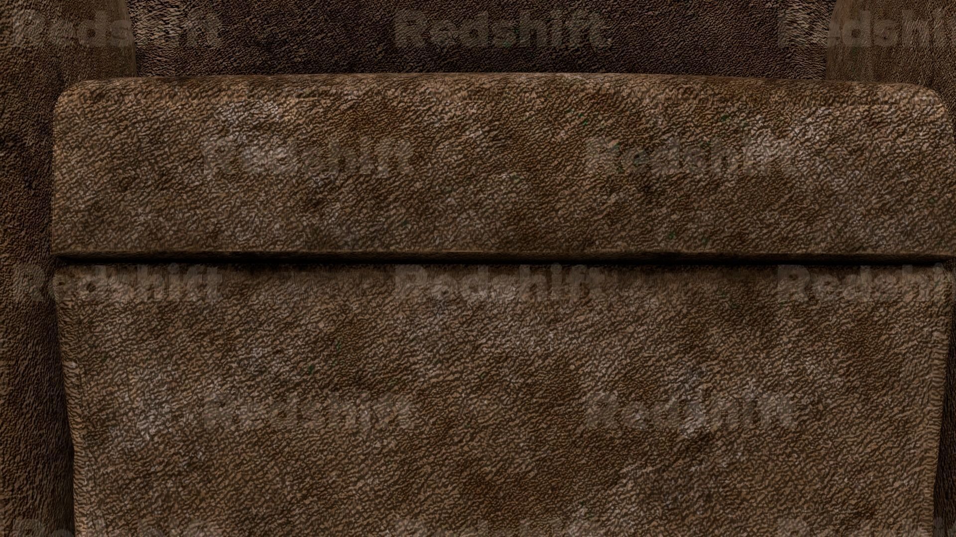 4K Realistic Abandoned Sofa Low-poly 3D model_8