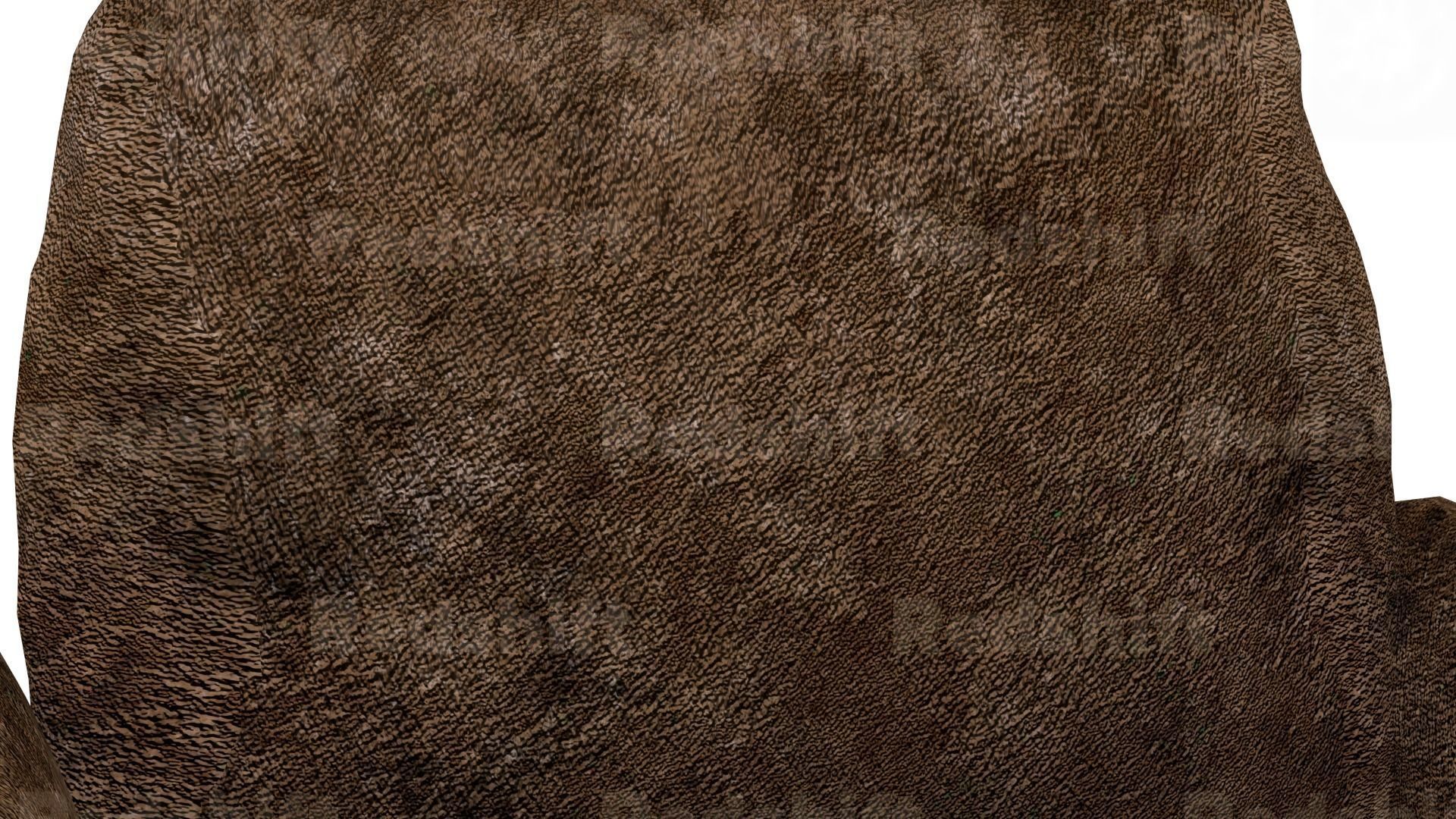 4K Realistic Abandoned Sofa Low-poly 3D model_9