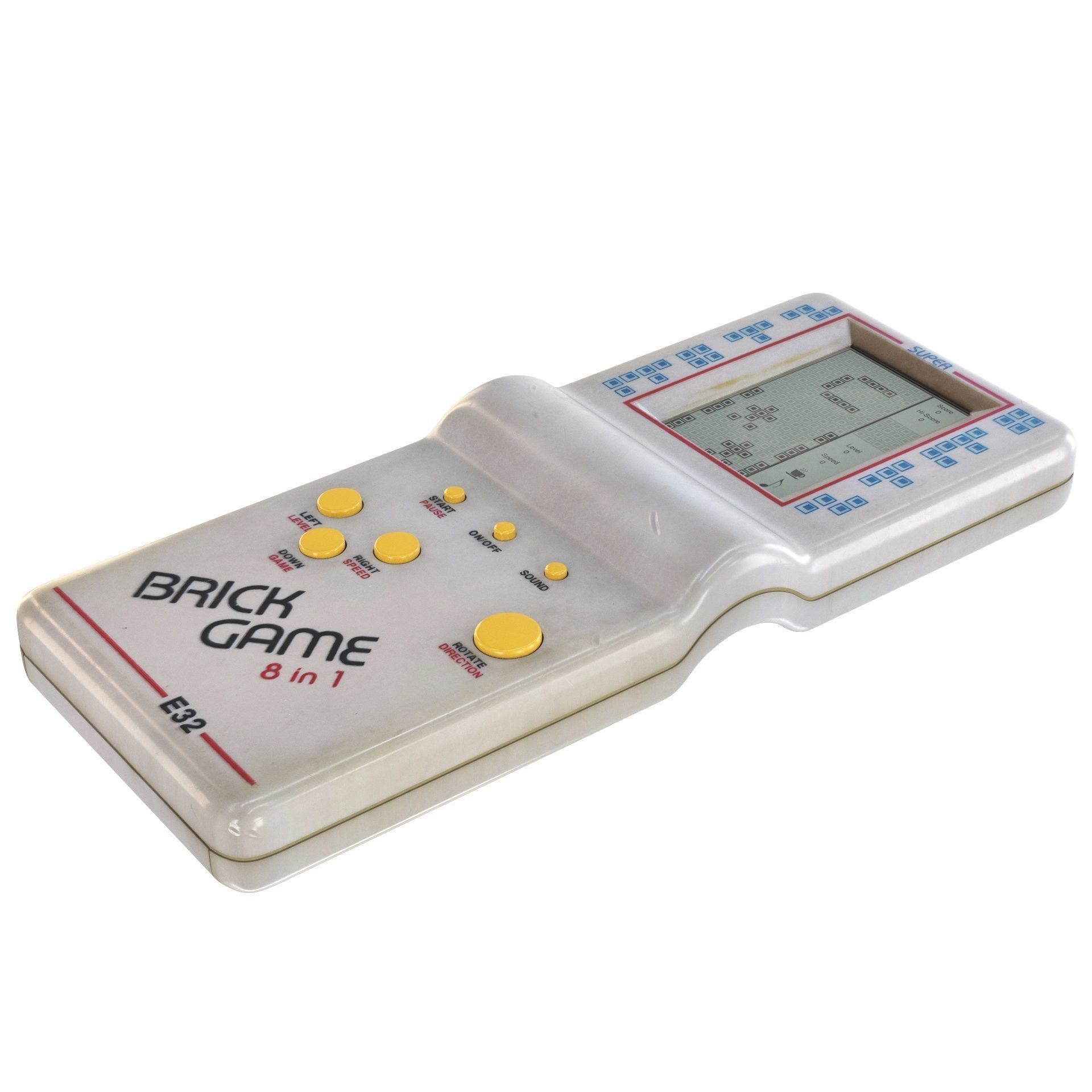 Tetris portable toy 3D model_10