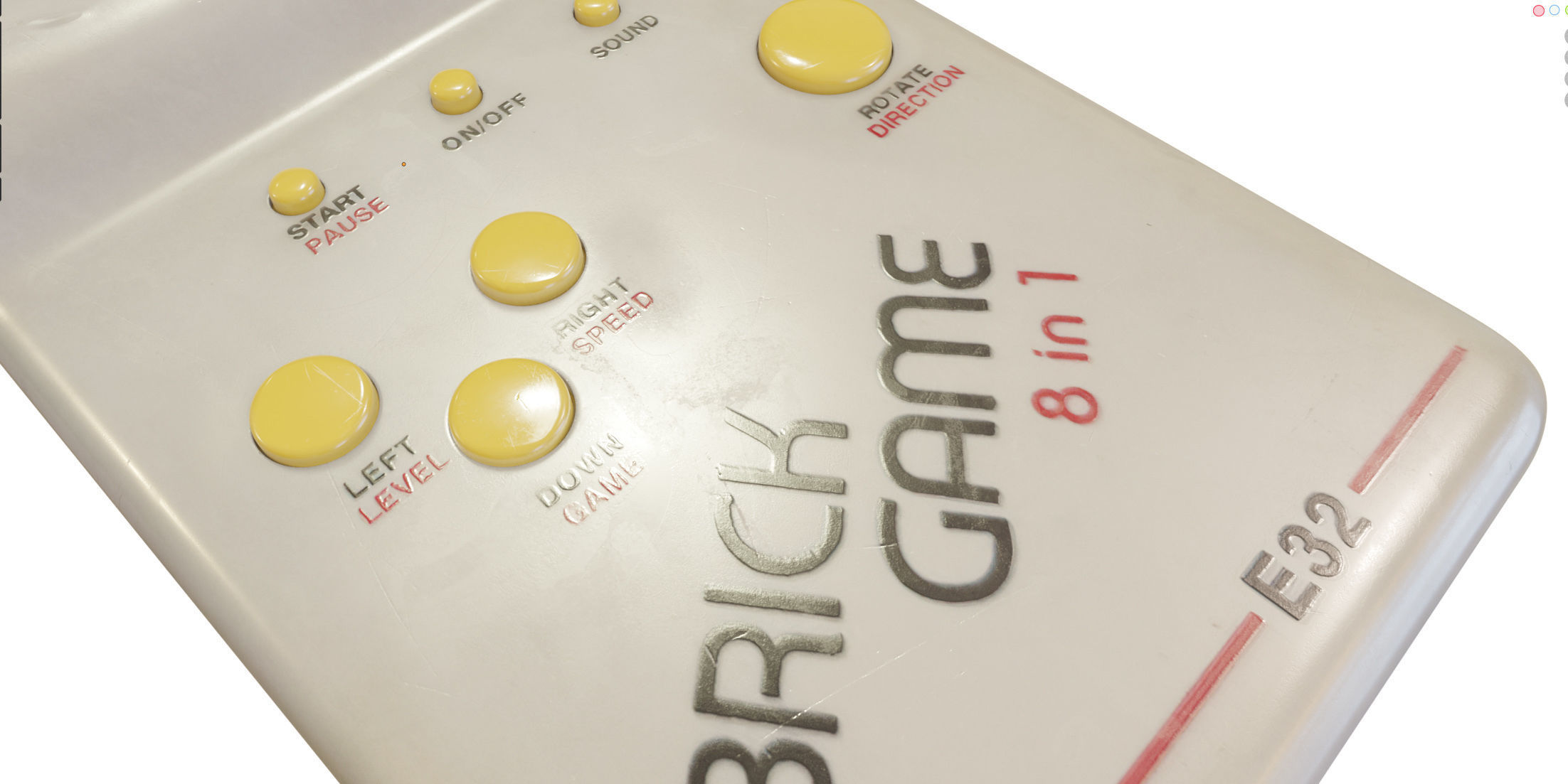 Tetris portable toy 3D model_21