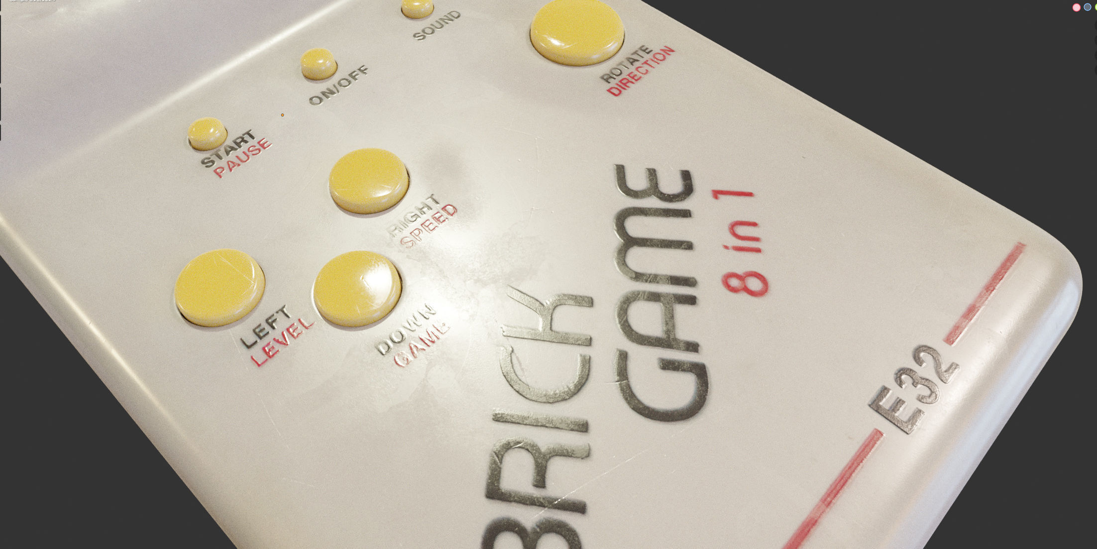 Tetris portable toy 3D model_22