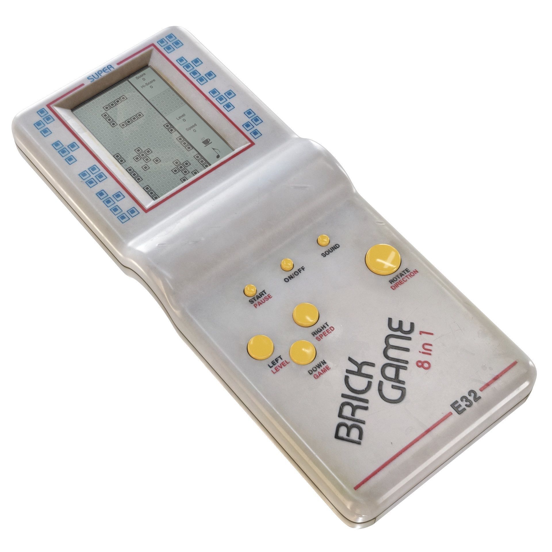 Tetris portable toy 3D model_7