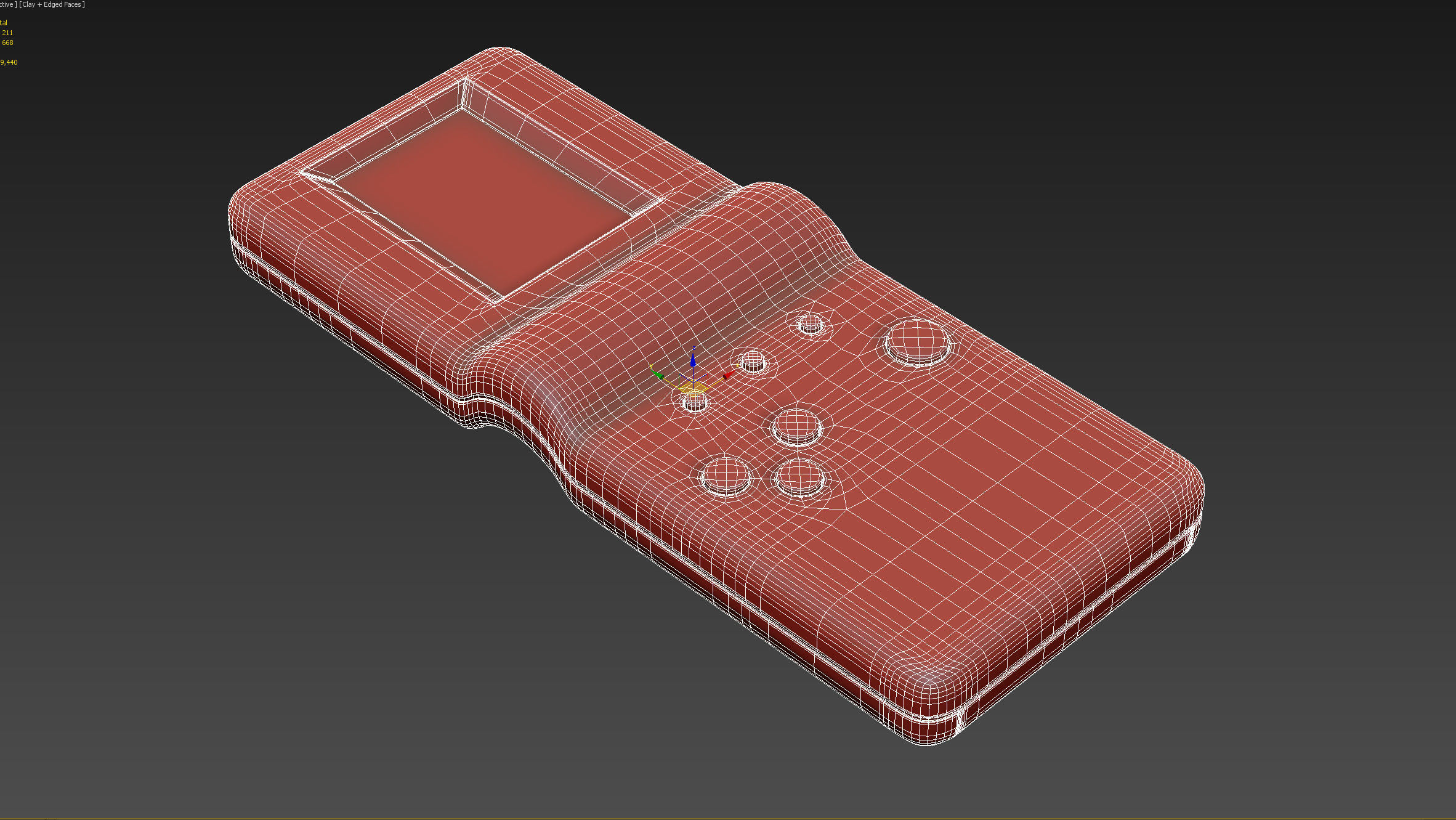 Tetris portable toy 3D model_23