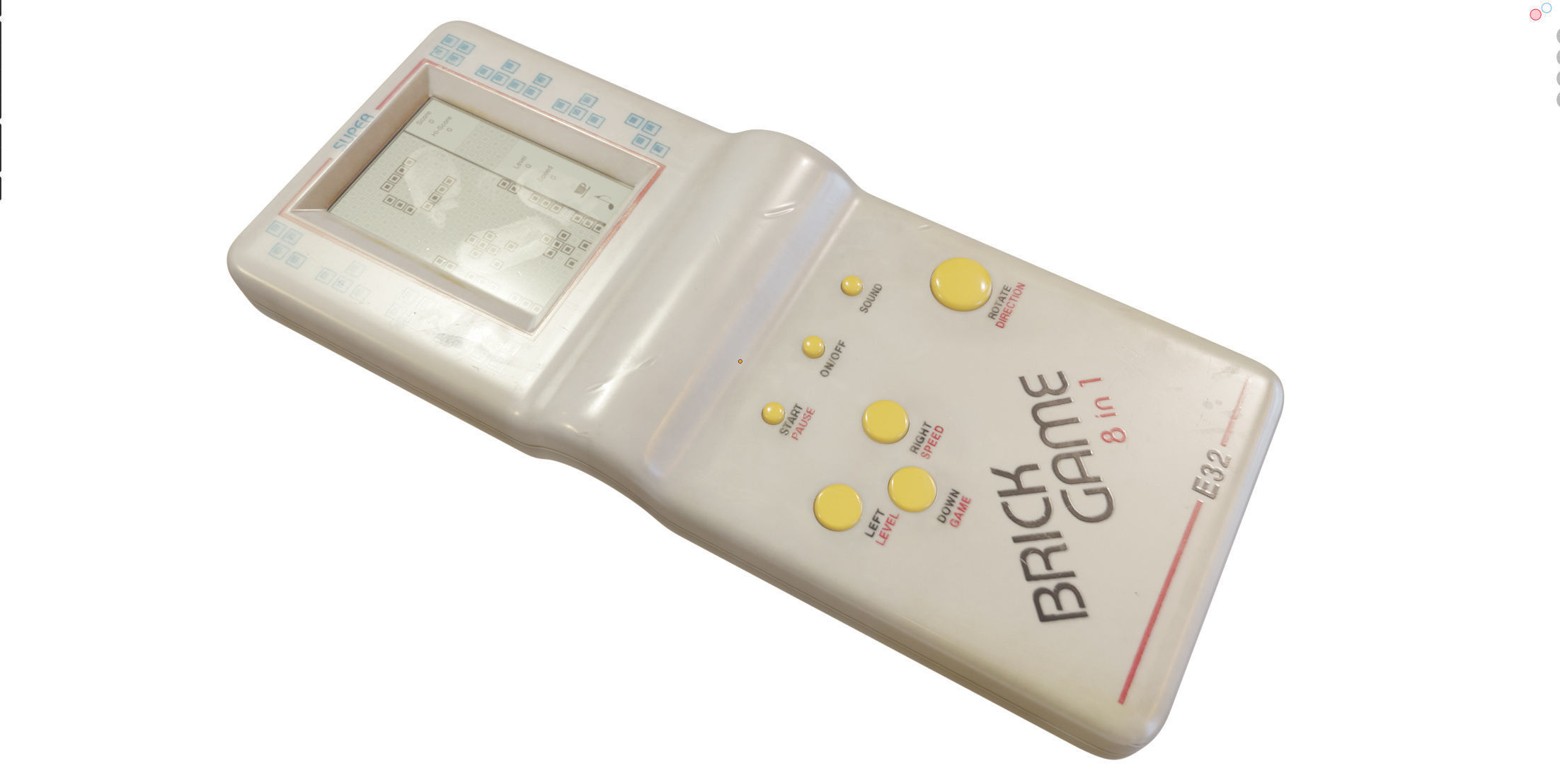 Tetris portable toy 3D model_13