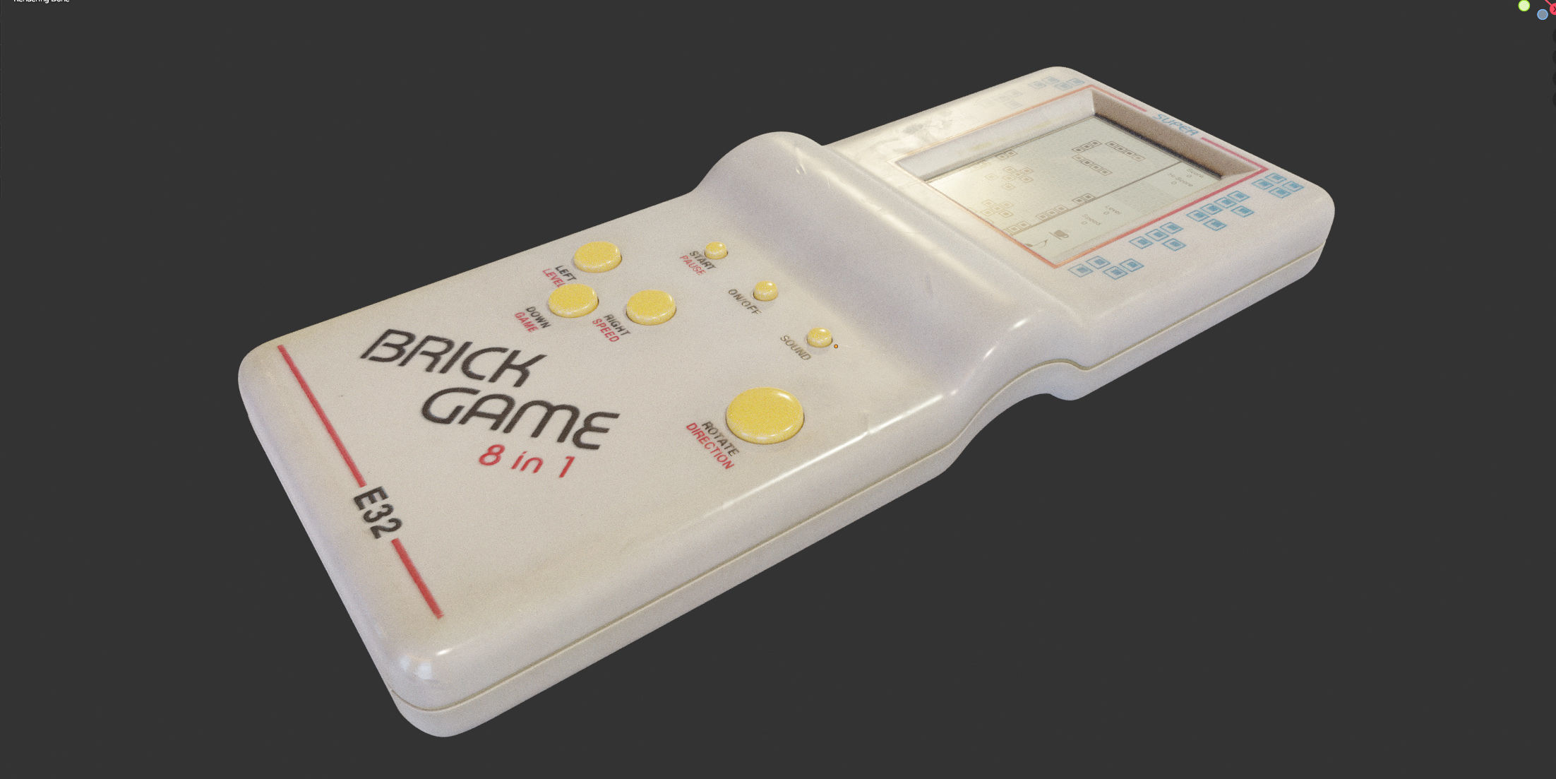 Tetris portable toy 3D model_15