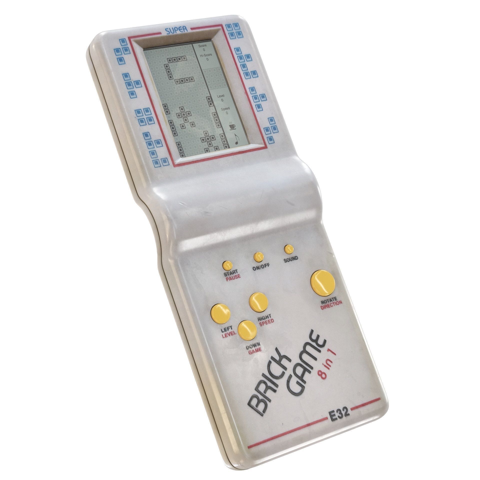 Tetris portable toy 3D model_9