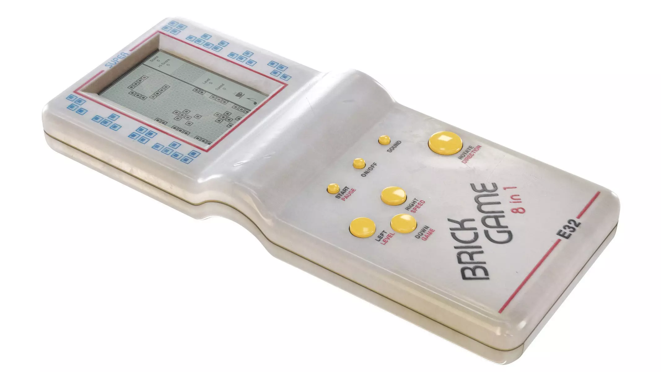 Tetris portable toy 3D model_0