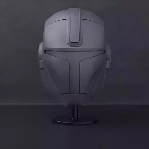 Custom helmet inspired by Iron Man and Mandalorian