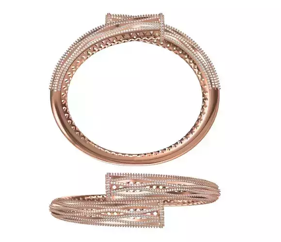 Bangle Bracelet STL JCD Details