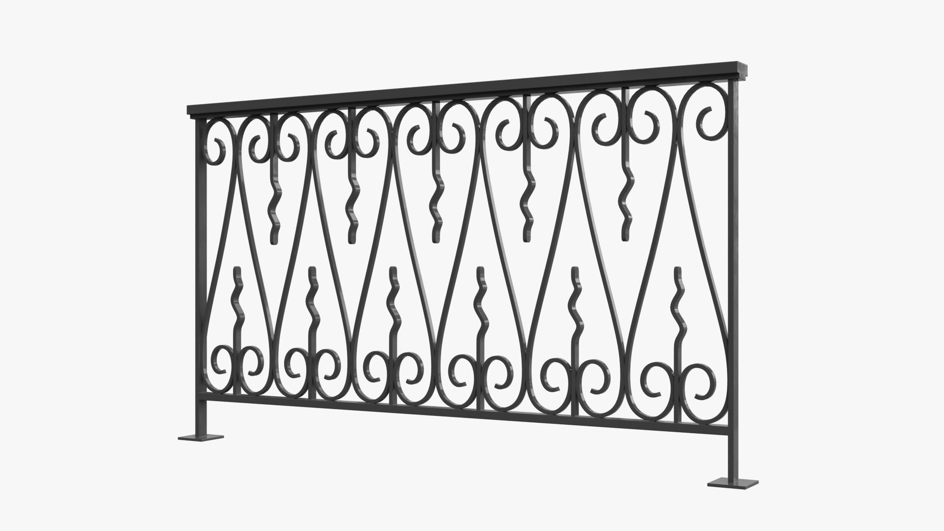 Window Railing 3d Model windows railing 3D model | CGTrader