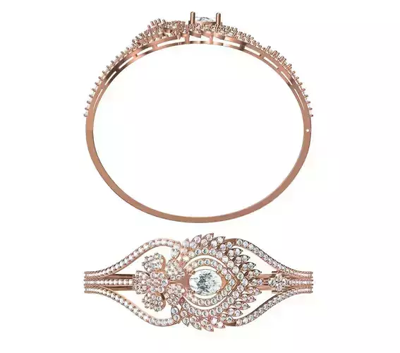Bangle Bracelet STL JCD Details
