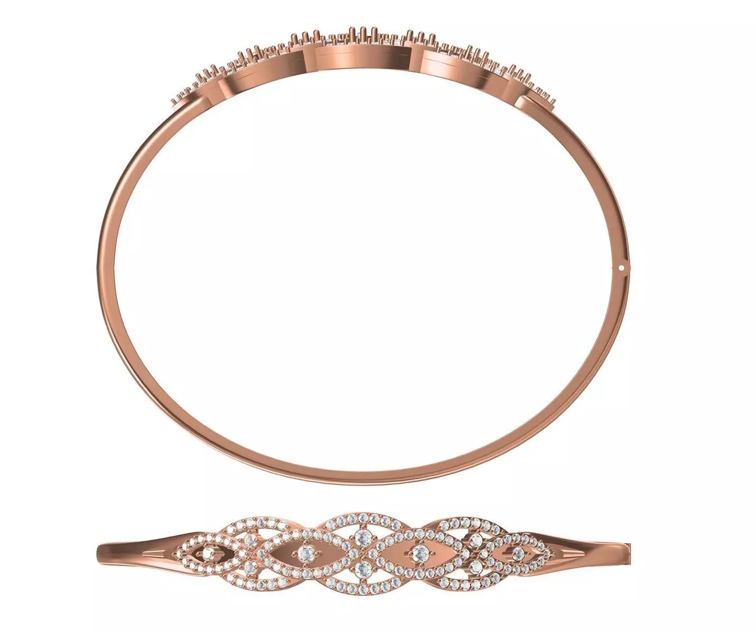 Bangle Bracelet STL JCD Details 3D print model_0