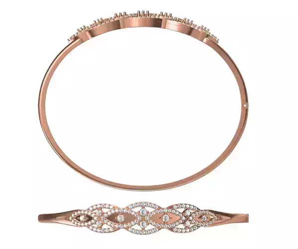 Bangle Bracelet STL JCD Details