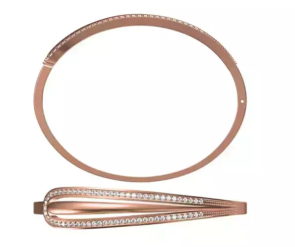 Bangle Bracelet STL JCD Details