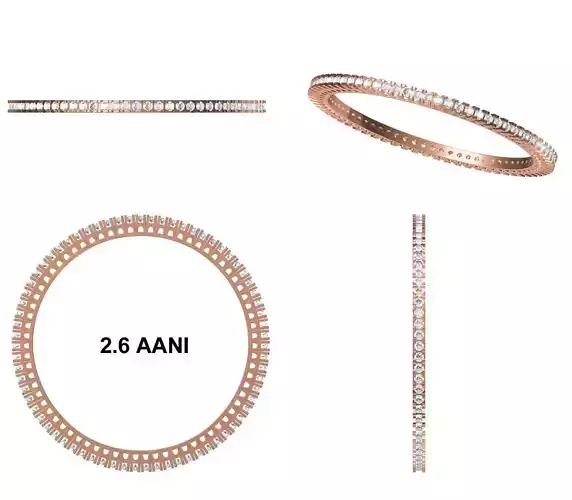 Bangle Bracelet STL JCD Details 3D print model