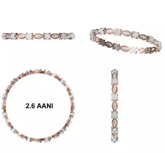 Bangle Bracelet STL JCD Details