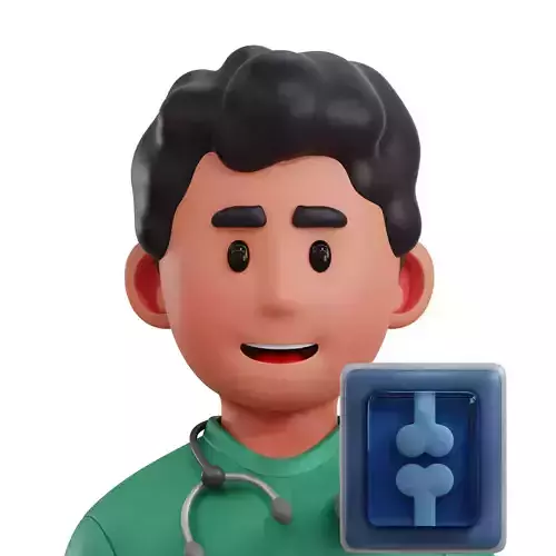 Orthopedist Avatar 3D Icon