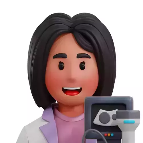 Gynecologist Avatar 3D Icon