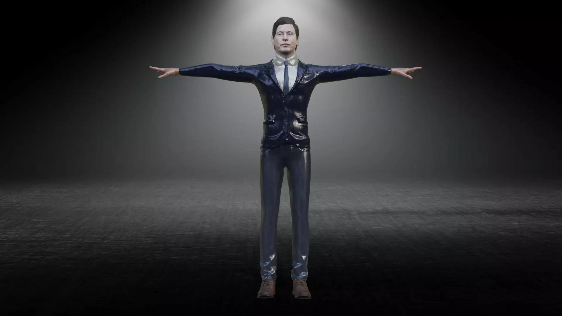 Alen Musk 3D model_0