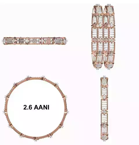 Bangle Bracelet STL JCD Details