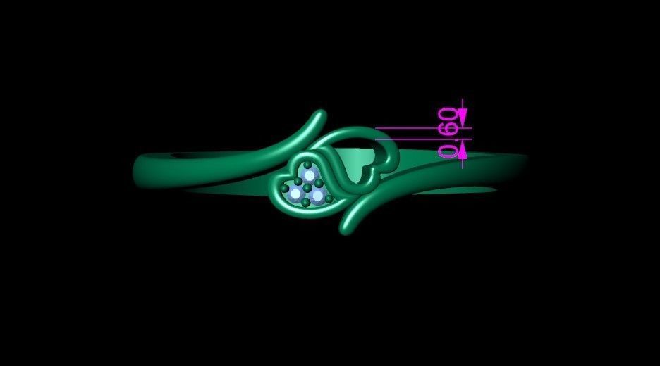 Engagement Ring Free 3D print model_15