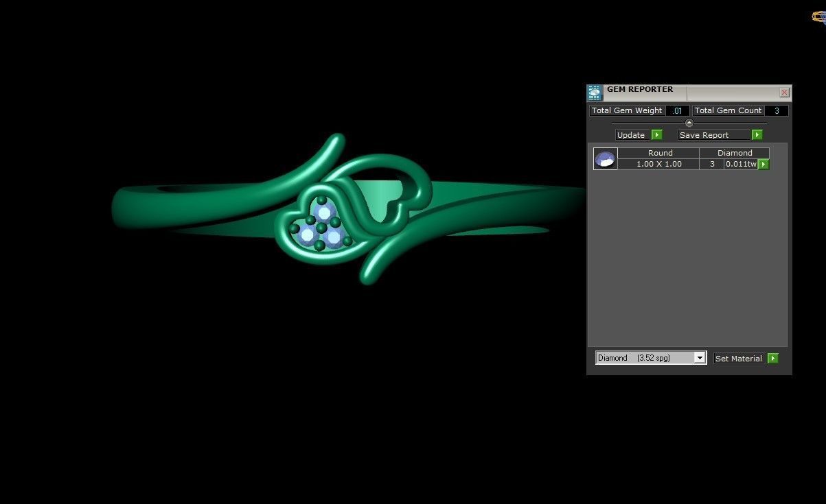 Engagement Ring Free 3D print model_22