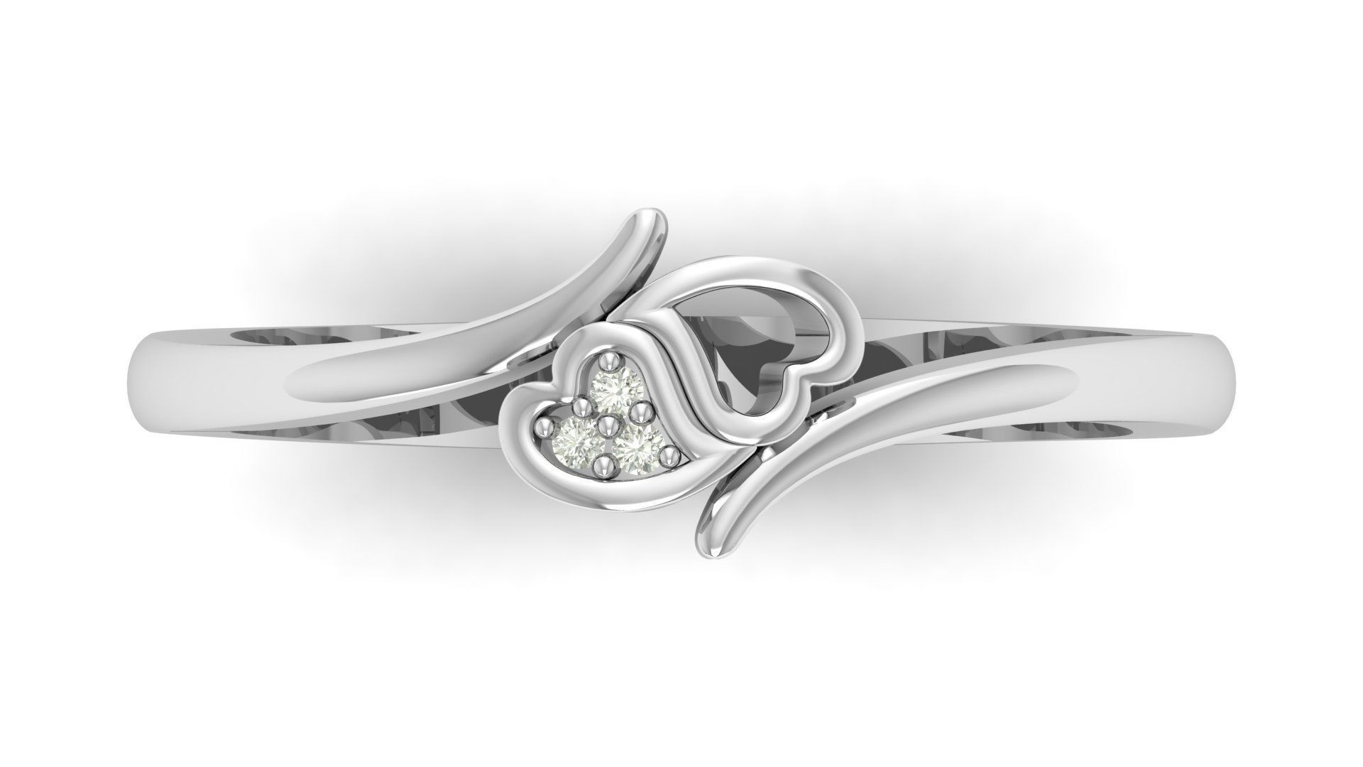 Engagement Ring Free 3D print model_4