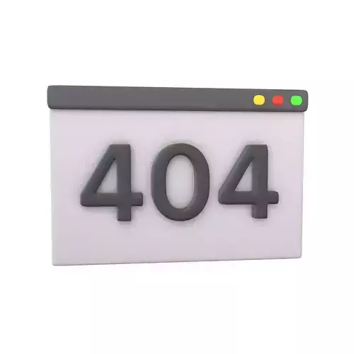 Website 404 Error Icon V1 002