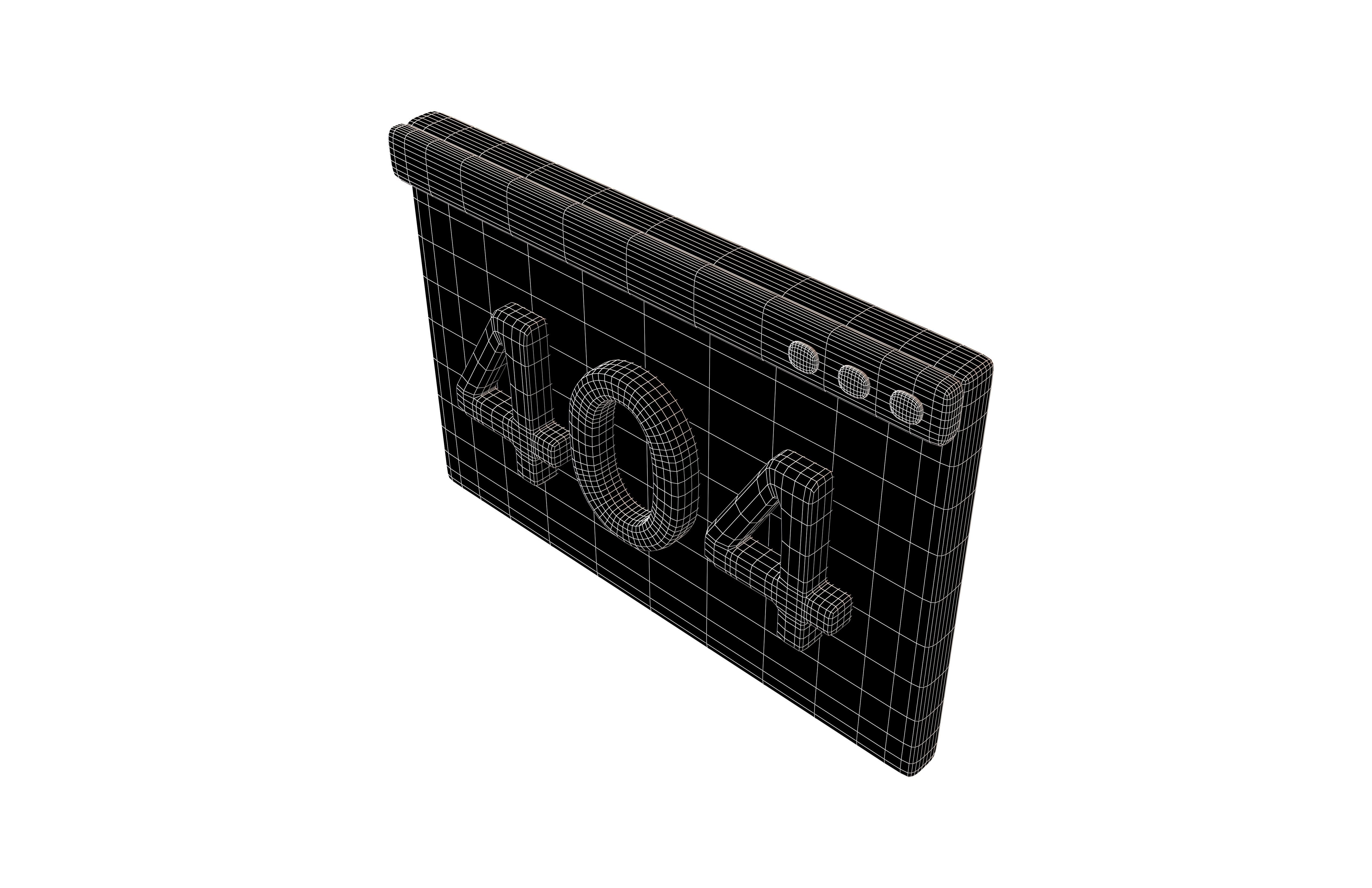 Website 404 Error Icon V1 002 Low-poly 3D model_5
