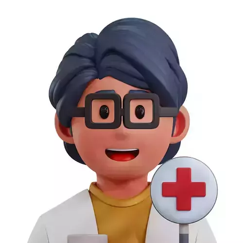 Hospitalist Avatar 3D Icon