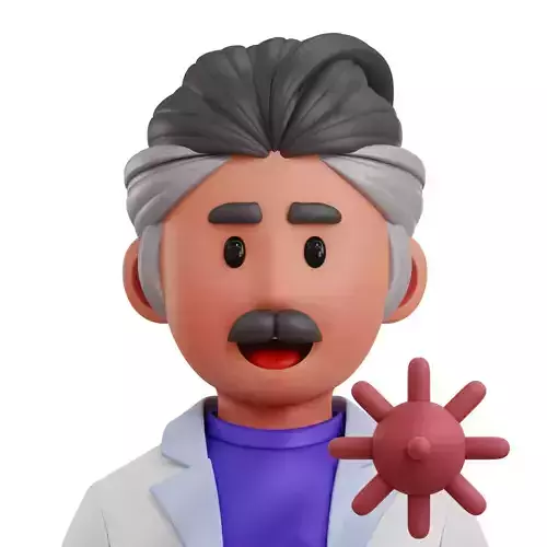 Oncologist Avatar 3D Icon