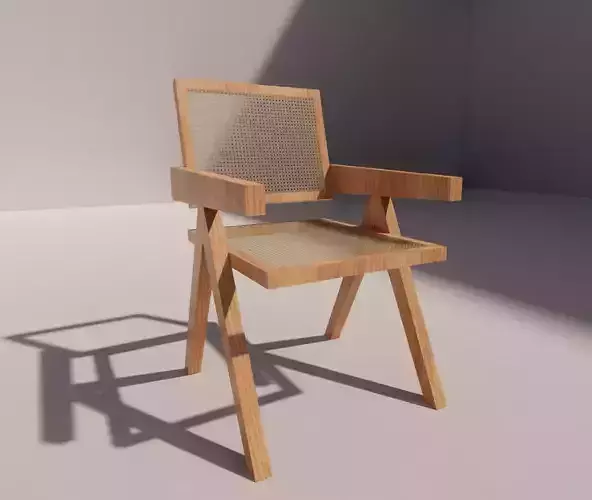 Wooden Rattan Chair