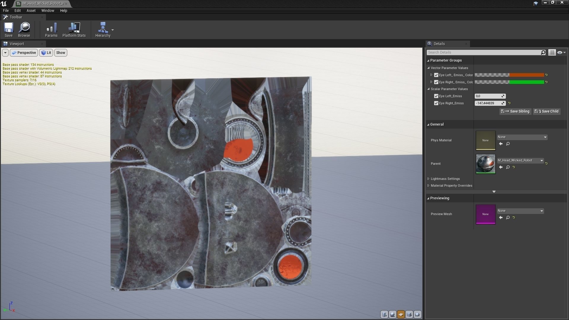 Wicked Robot Low-poly 3D model_15