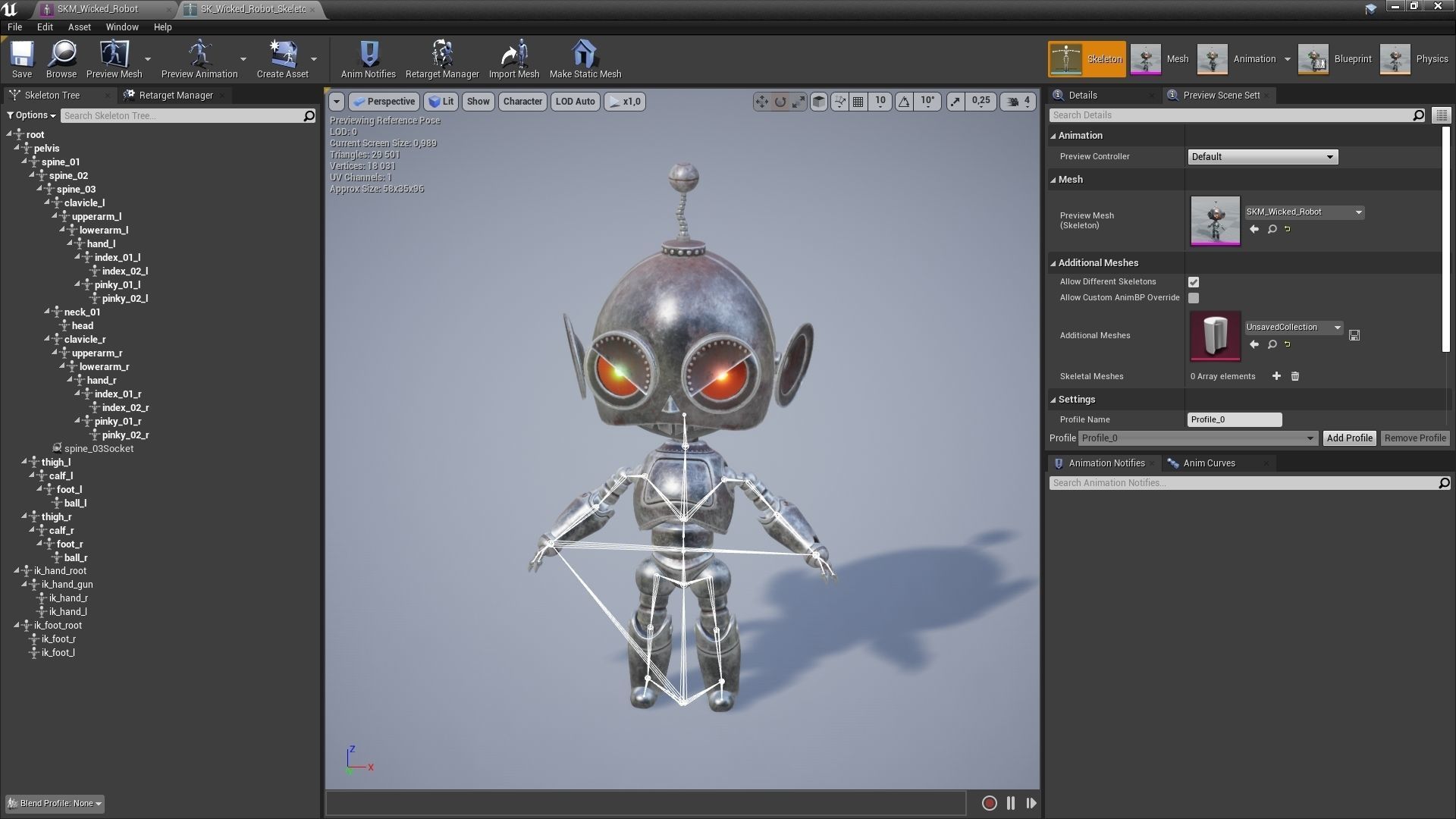Wicked Robot Low-poly 3D model_7