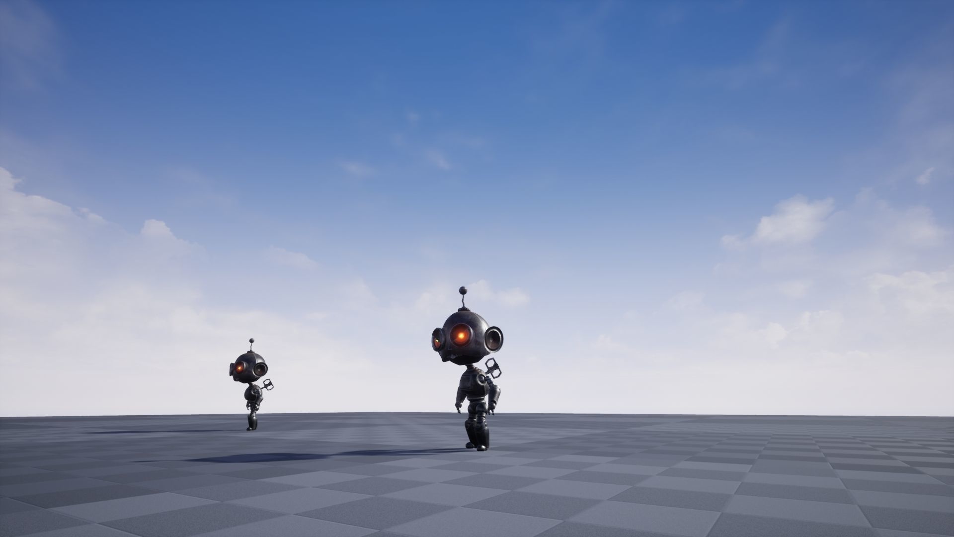 Wicked Robot Low-poly 3D model_12