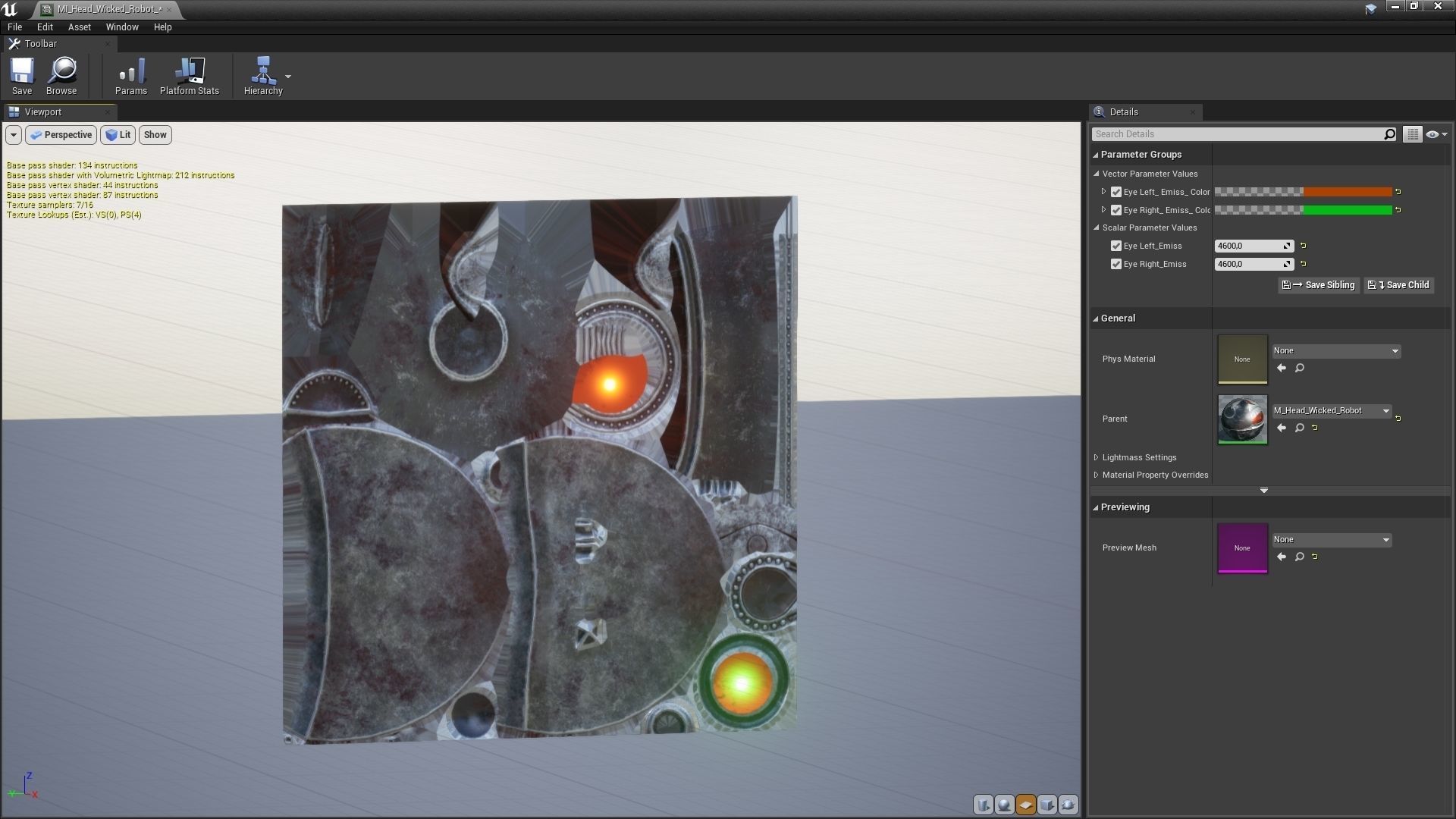 Wicked Robot Low-poly 3D model_14