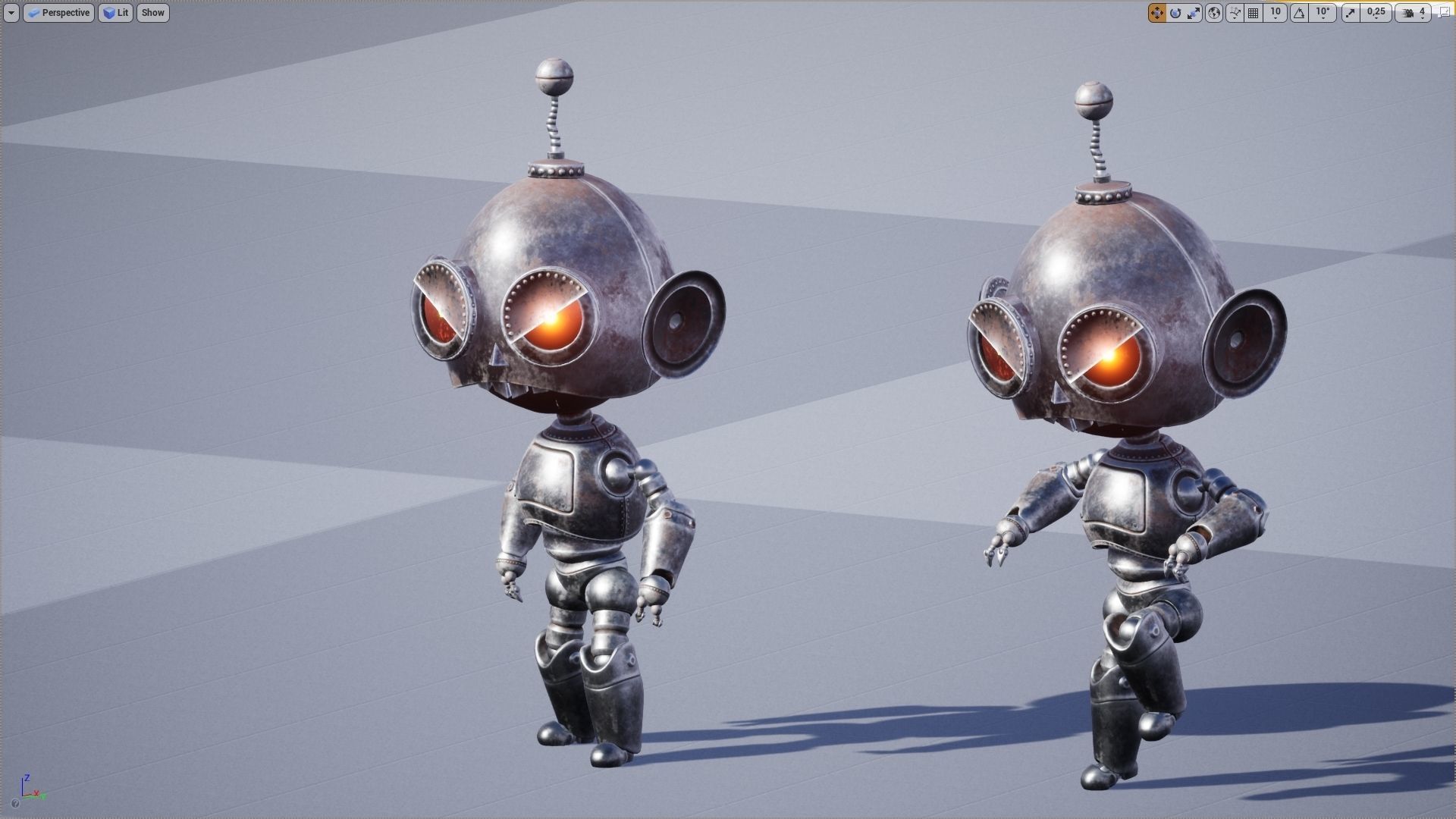 Wicked Robot Low-poly 3D model_3