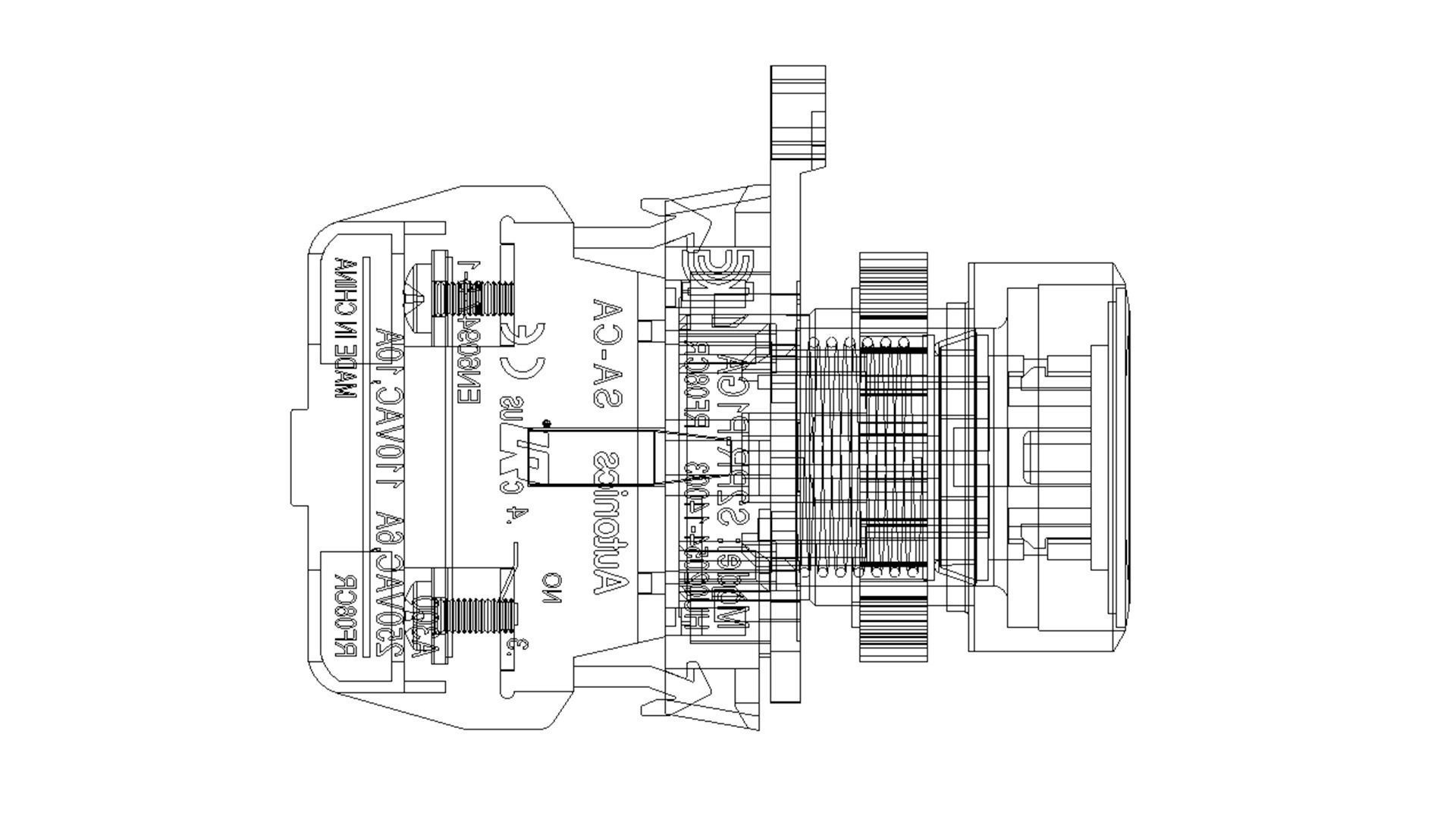 push button switch on 3D model_6