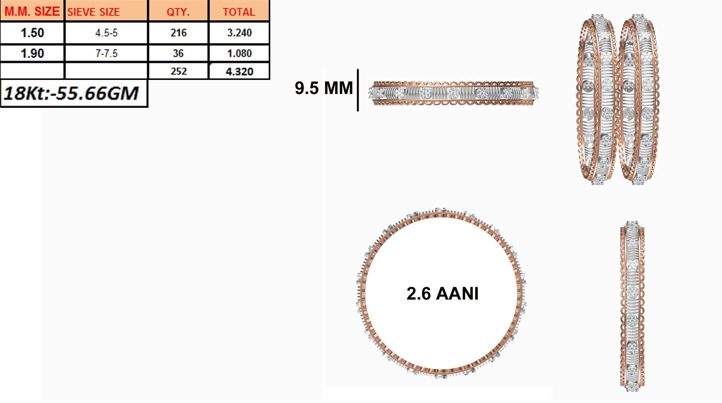Bangle Bracelet STL JCD Details 3D print model_1