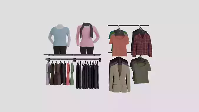 Womens and mens clothes