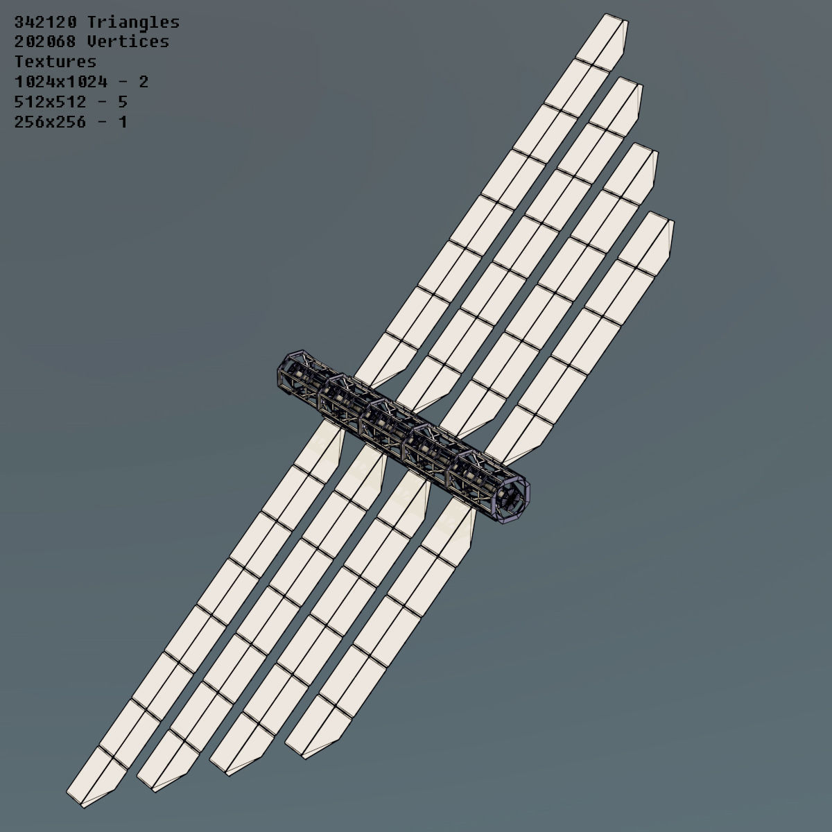 Modular Space Station 3D model | CGTrader