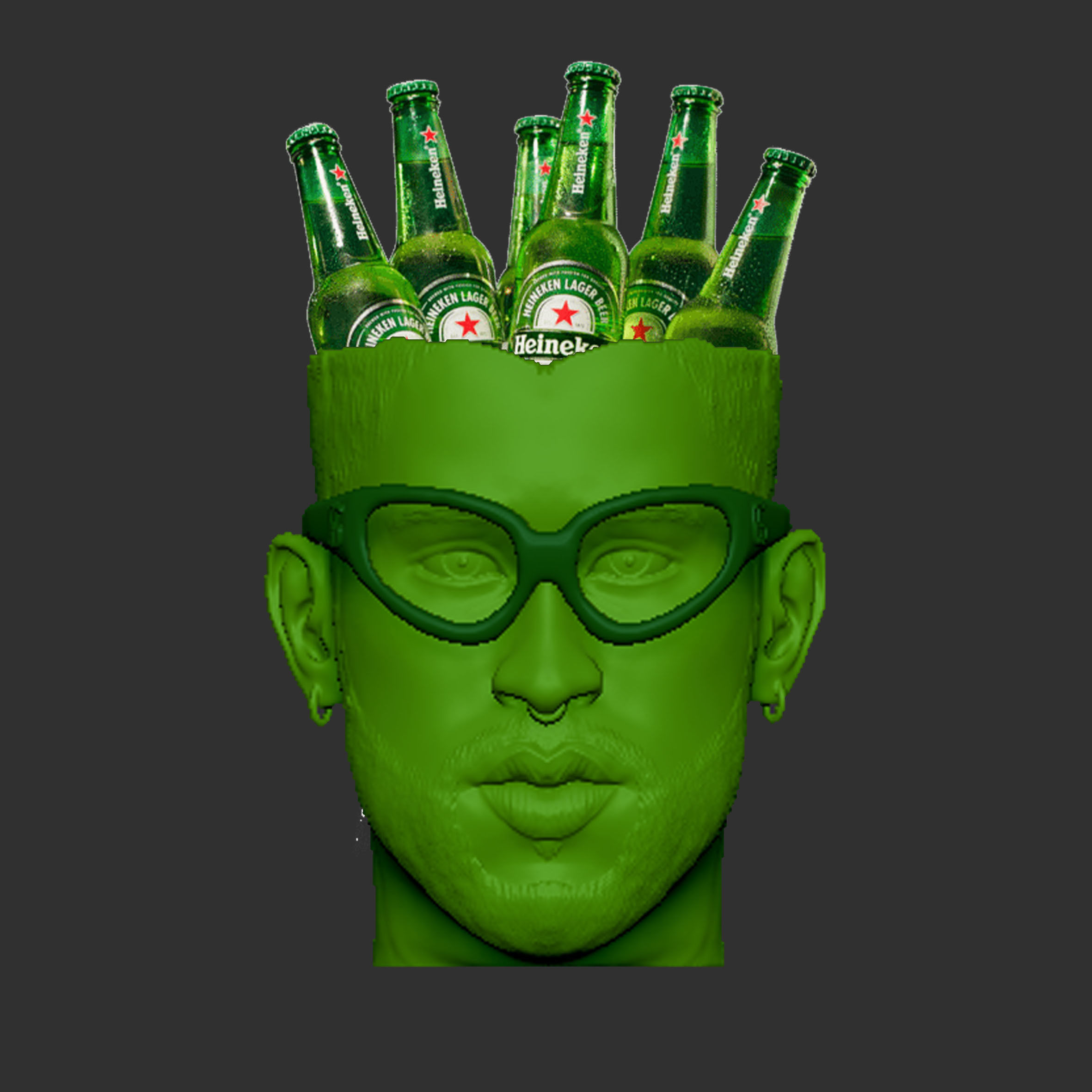 Bad Bunny 3D model_2